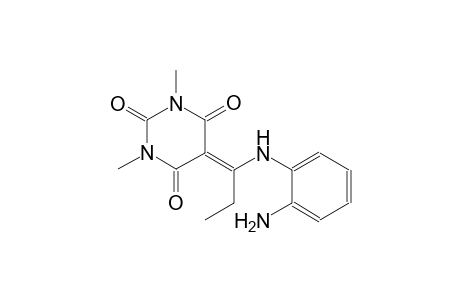 5-[1-(2-aminoanilino)propylidene]-1,3-dimethyl-2,4,6(1H,3H,5H)-pyrimidinetrione