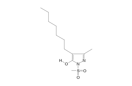 4-heptyl-3-methyl-1-(methylsulfonyl)pyrazol-5-ol