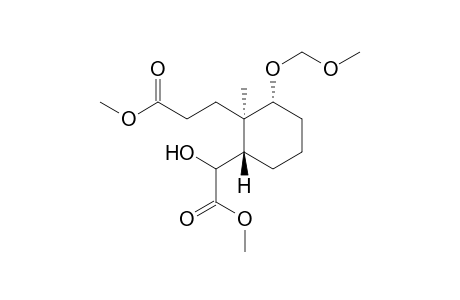 trans methyl 2-hydroxy-2-[2'-(2''-methoxycarbonylethyl)-3'-methoxymethyloxy-2'-methylcyclohexyl]acetate