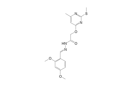 (6-Methyl-2-methylthio-4-pyrimidyloxy)acetic 2,4-dimethoxybenzylidenehydrazide