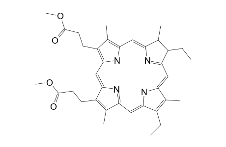 21H,23H-Porphine-2,18-dipropanoic acid, 8,13-diethyl-7,8-dihydro-3,7,12,17-tetramethyl-, dimethyl ester, trans-