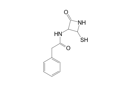 Acetamide, 2-phenyl-N1-(2-oxo-4-mercapto-3-azetidinyl)