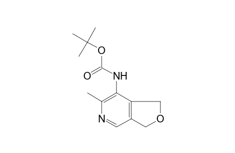 1,3-dihydro-6-methylfuro[3,4-c]pyridine-7-carbamic acid, tert-butyl ester