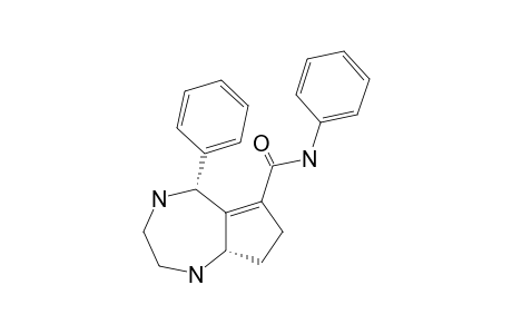 (5R,8aS)-5-(phenyl)-1,2,3,4,5,7,8,8a-octahydro-cyclopenta[e][1,4]diazepine-6-carboxylic acid phenylamide