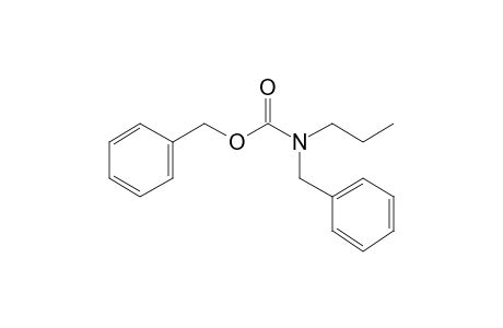 Carbonic acid, monoamide, N-benzyl-N-propyl-, benzyl ester