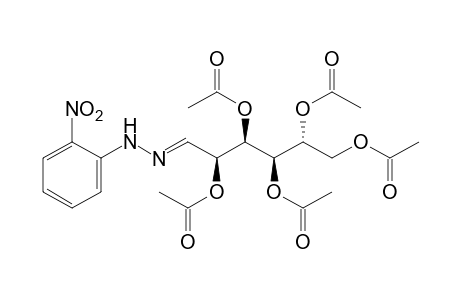 D-glucose, o-nitrophenylhydrazone, pentaacetate