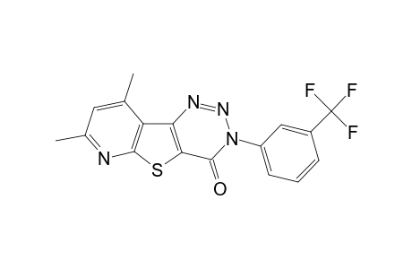 7,9-dimethyl-3-[3-(trifluoromethyl)phenyl]pyrido[3',2':4,5]thieno[3,2-d][1,2,3]triazin-4(3H)-one