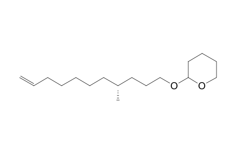 2-{[(4R)-4-methylundec-10-en-1-yl]oxy}tetrahydro-2H-pyran