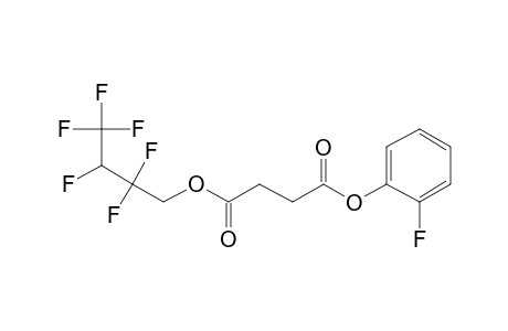 Succinic acid, 2-fluorophenyl 2,2,3,4,4,4-hexafluorobutyl ester