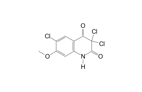 7-METHOXY-3,3,6-TRICHLORO-2,4(1H,3H)-QUINOLINEDIONE