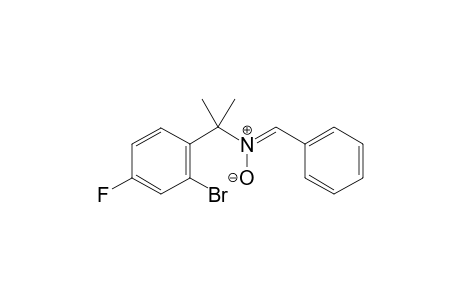 (Z)-N-(2-(2-Bromo-4-fluorophenyl)propan-2-yl)-1-phenylmethanimine oxide