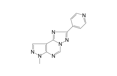 7H-Pyrazolo[4,3-E][1,2,4]triazolo[1,5-c]pyrimidine, 7-methyl-2-pyridin-4-yl-
