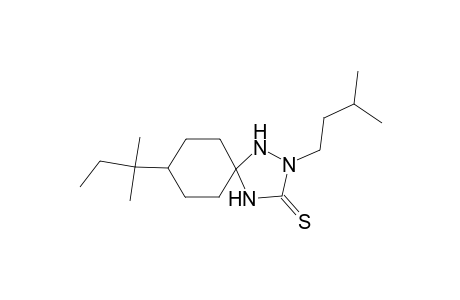 8-(1,1-Dimethyl-propyl)-2-(3-methyl-butyl)-1,2,4-triaza-spiro[4.5]decane-3-thione