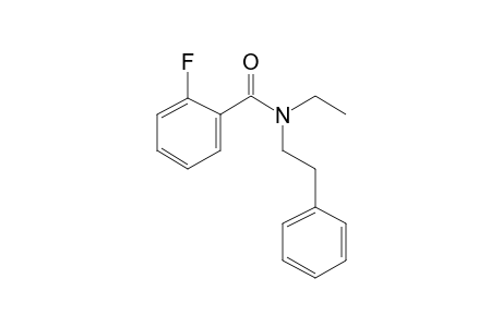 Benzamide, 2-fluoro-N-(2-phenylethyl)-N-ethyl-