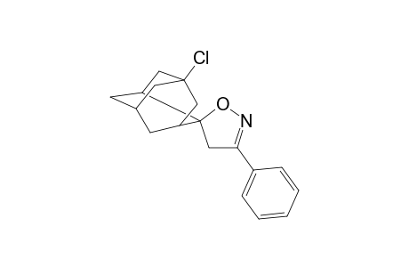 (E)-5-CHLORO-3'-PHENYL-4'-HYDROXYSPIRO-(ADAMANTANE-2:5'-DELTA(2)-ISOXAZOLINE)