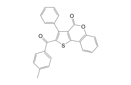 2-(4-Methylbenzoyl)-3-phenyl-4H-thieno[3,2-c]chromen-4-one