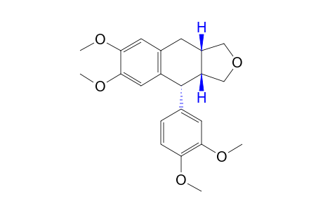 3a,4-trans-3a,9a-cis-6,7-DIMETHOXY-4-(3,4-DIMETHOXYPHENYL)-1,3,3a,4,9,9a-HEXAHYDRONAPHTHO[2,3-c]FURAN