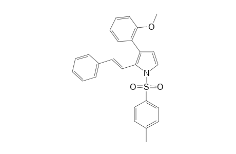 3-(ORTHO-METHOXYPHENYL)-2-STYRYL-1-TOSYLPYRROLE