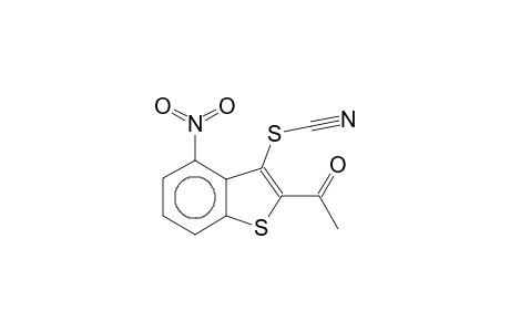 2-acetyl-3-thiocyanato-4-nitrobenzothiophene