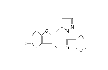 1-benzoyl-5-(5-chloro-3-methylbenzo[b]thien-2-yl)pyrazole