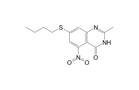 7-Butylsulfanyl-2-methyl-5-nitroquinazoline-4(3H)-one