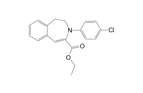 Ethyl 3-(4-chlorophenyl)-2,3-dihydro-1H-benzo[d]azepine-4-carboxylate