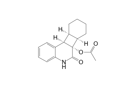 (+/-)-(6a.alpha.,6b.alpha.,10a.alpha.,10b.alpha.)-6a-(Acetyloxy)-6a,6b,7,8,9,10,10a,10b)octahydro-benzo[3,4]cyclobuta[1,2-c]quinolin-6(5H)-one