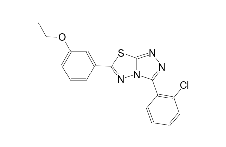 3-(2-chlorophenyl)-6-(3-ethoxyphenyl)[1,2,4]triazolo[3,4-b][1,3,4]thiadiazole