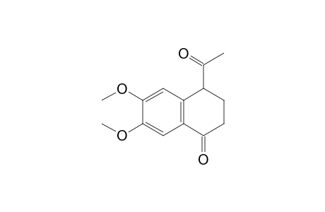 6',7'-dimethoxy-4'-oxo-1', 2' ,3', 4'-tetrahydro-1'-acetonaphthone