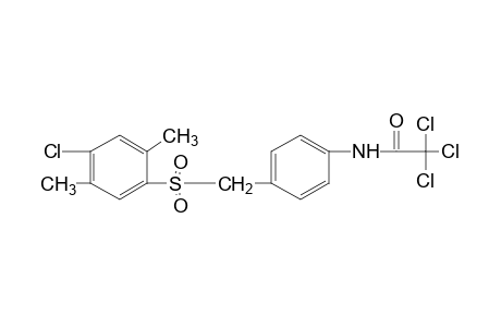 alpha-[(4-chloro-2,5-xylyl)sulfonyl]-2,2,2-trichloro-p-acetotoluidide