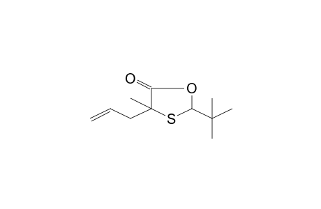 4-Allyl-2-t-butyl-4-methyl-1,3-oxathiolan-5-one