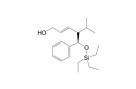 (R,E)-5-Methyl-4-((R)-phenyl((triethylsilyl)oxy)methyl)hex-2-en-1-ol