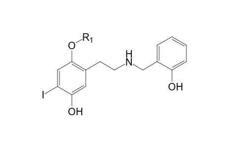 25I-NBOMe-M (O,O,O-tris-demethyl-glucuronide) MS2