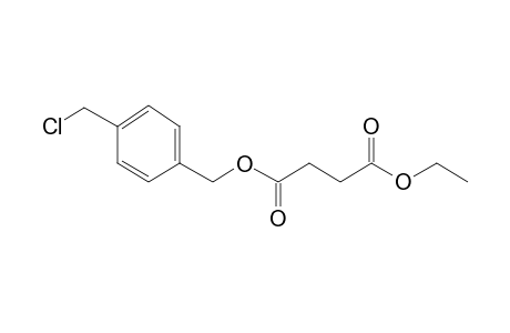 Succinic acid, 4-(chloromethyl)benzyl ethyl ester