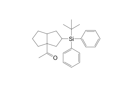 1-Acetyl-3-tert-butyldiphenylsilylbicyclo[3.3.0]octane
