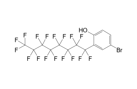 4-Bromanyl-2-[1,1,2,2,3,3,4,4,5,5,6,6,7,7,8,8,8-heptadecakis(fluoranyl)octyl]phenol