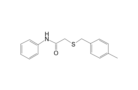 2-(4-Methyl-benzylsulfanyl)-N-phenyl-acetamide