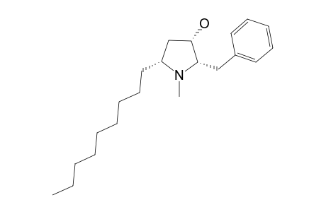 (2S,3S,5R)-1-methyl-5-nonyl-2-(phenylmethyl)-3-pyrrolidinol