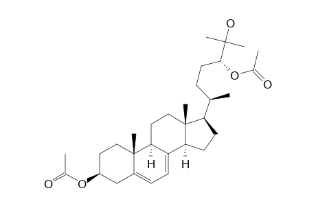 Cholesta-5,7-diene-3,24,25-triol, 3,24-diacetate, (3.beta.,24R)-