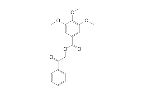 3,4,5-trimethoxybenzoic acid, ester with 2-hydroxyacetophenone