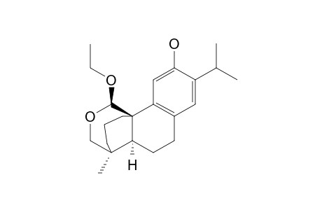 (-)-(4-S,5-S,10-R,20-R)-12,18-DIHYDROXYABIETA-8,11,13-TRIEN-20-ALDEHYDE-18,20-ETHYL_ACETAL