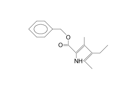 4-ETHYL-3,5-DIMETHYLPYRROL-2-CARBONSAEUREBENZYLESTER