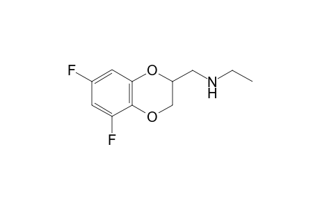 N-[(5,7-difluoro-2,3-dihydro-1,4-benzodioxin-2-yl)methyl]ethanamine