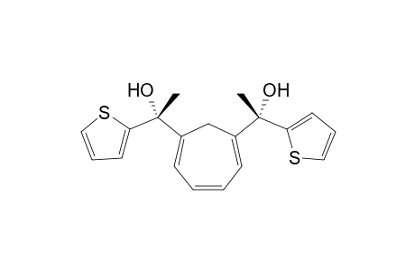 meso-1,6-Bis(1-hydroxy-1-(2-thienyl)ethyl)cyclohepta-1,3,5-triene