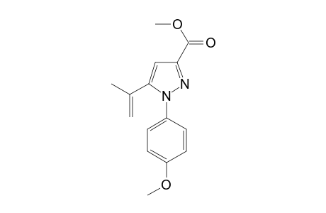 Methyl 1-(4-methoxyphenyl)-5-(prop-1-en-2-yl)pyrazole-3-carboxylate