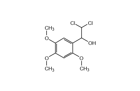 alpha-(dichloromethyl)-2,4,5-trimethoxybenzyl alcohol