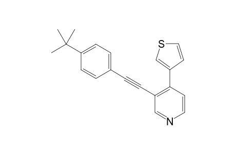 3-((4-(tert-Butyl)phenyl)ethynyl)-4-(thien-3-yl)pyridine