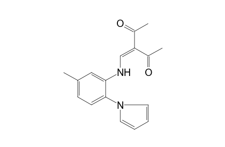 3-{[6-(pyrrol-1-yl)-m-toluidino]methylene}-2,4-pentanedione