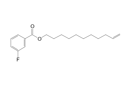 3-Fluorobenzoic acid, undec-10-enyl ester