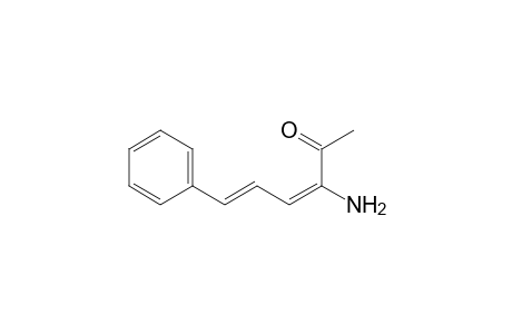 3,5-Hexadien-2-one, 3-amino-6-phenyl-